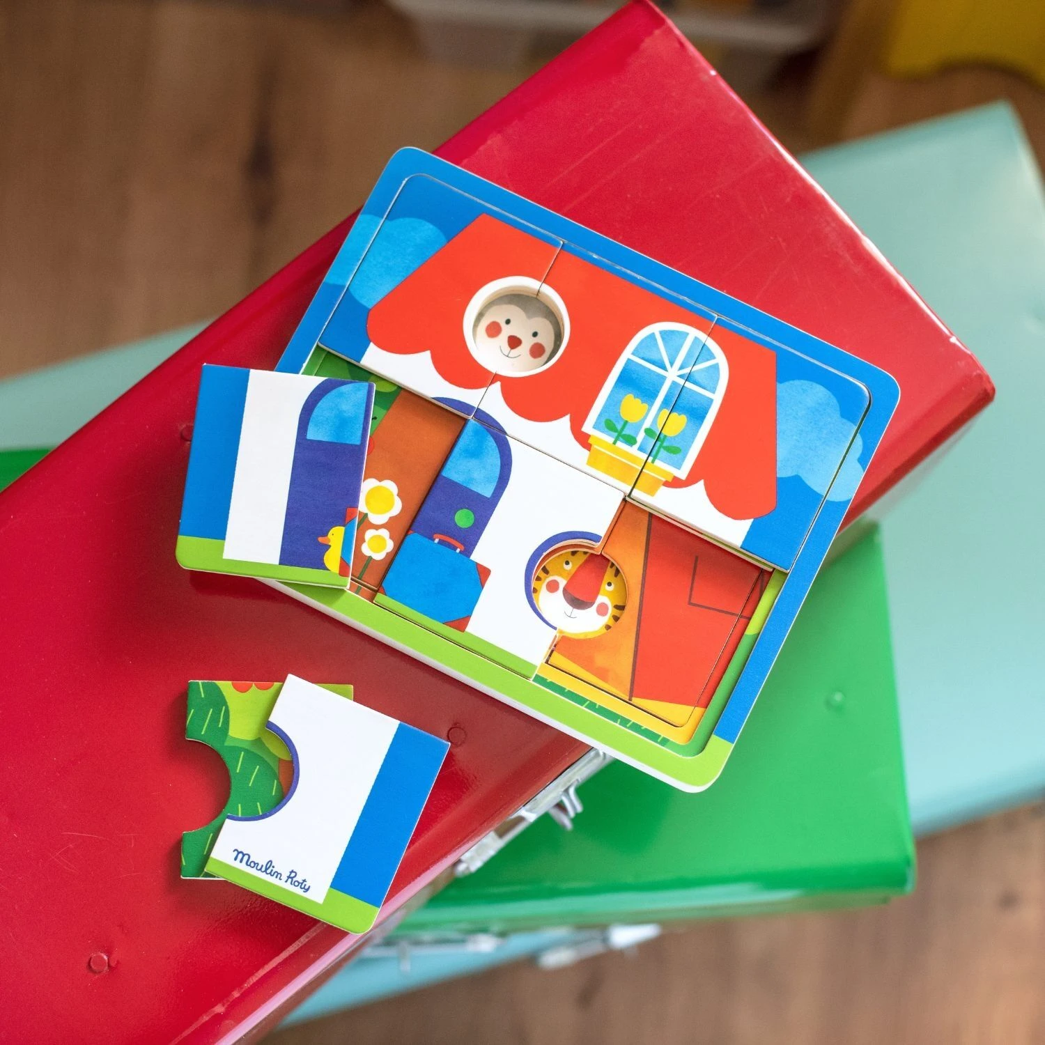 Moulin Roty Puzzle à 3 étages 4 Moulin Roty Puzzle à 3 étages – Image 2