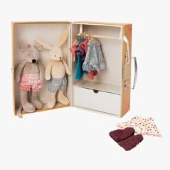 Moulin Roty Valise La Petite Armoire -Moulin Roty 632401 o gris