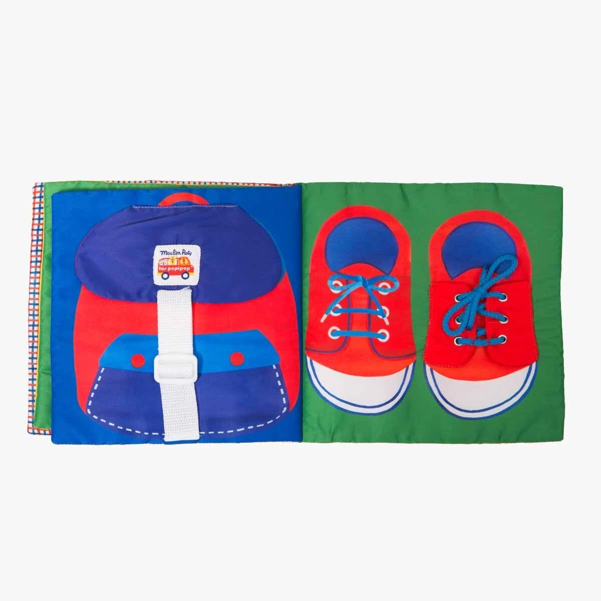 Moulin Roty Livre Tissu Je M'habille 4 Moulin Roty Livre Tissu Je M'habille – Image 2