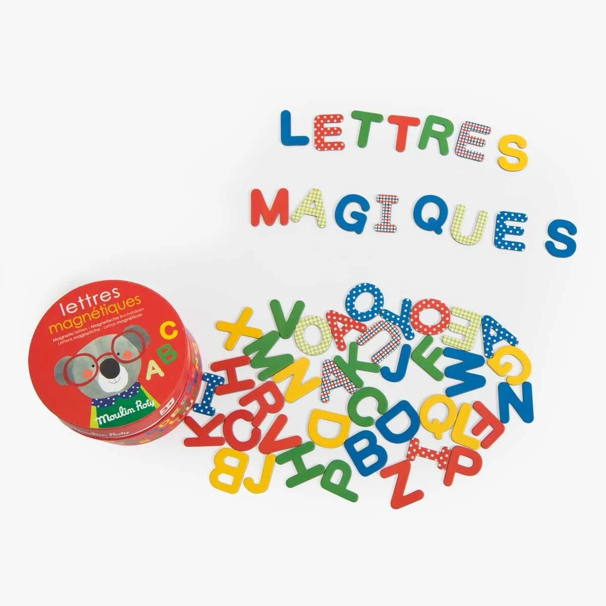 Moulin Roty Lettres Magnétiques En Carton 54 Pièces 3 Moulin Roty Lettres Magnétiques En Carton 54 Pièces