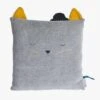 Moulin Roty Coussin Chat Dormeur Gris Clair -Moulin Roty 666130 1