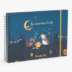 Moulin Roty Album Souvenirs D'école Français Anglais -Moulin Roty 666312 7 gris