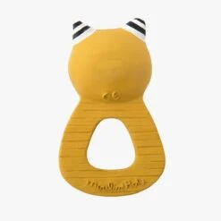 Moulin Roty Anneau De Dentition Chat Moutarde -Moulin Roty 666372 3 gris