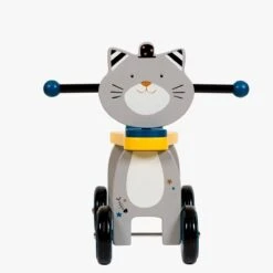 Moulin Roty Porteur Bois Chat -Moulin Roty 666741 4 gris 2