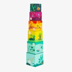 Moulin Roty Cubes Empilables 9 Moulin Roty Cubes Empilables -Moulin Roty 668210 6 gris 1