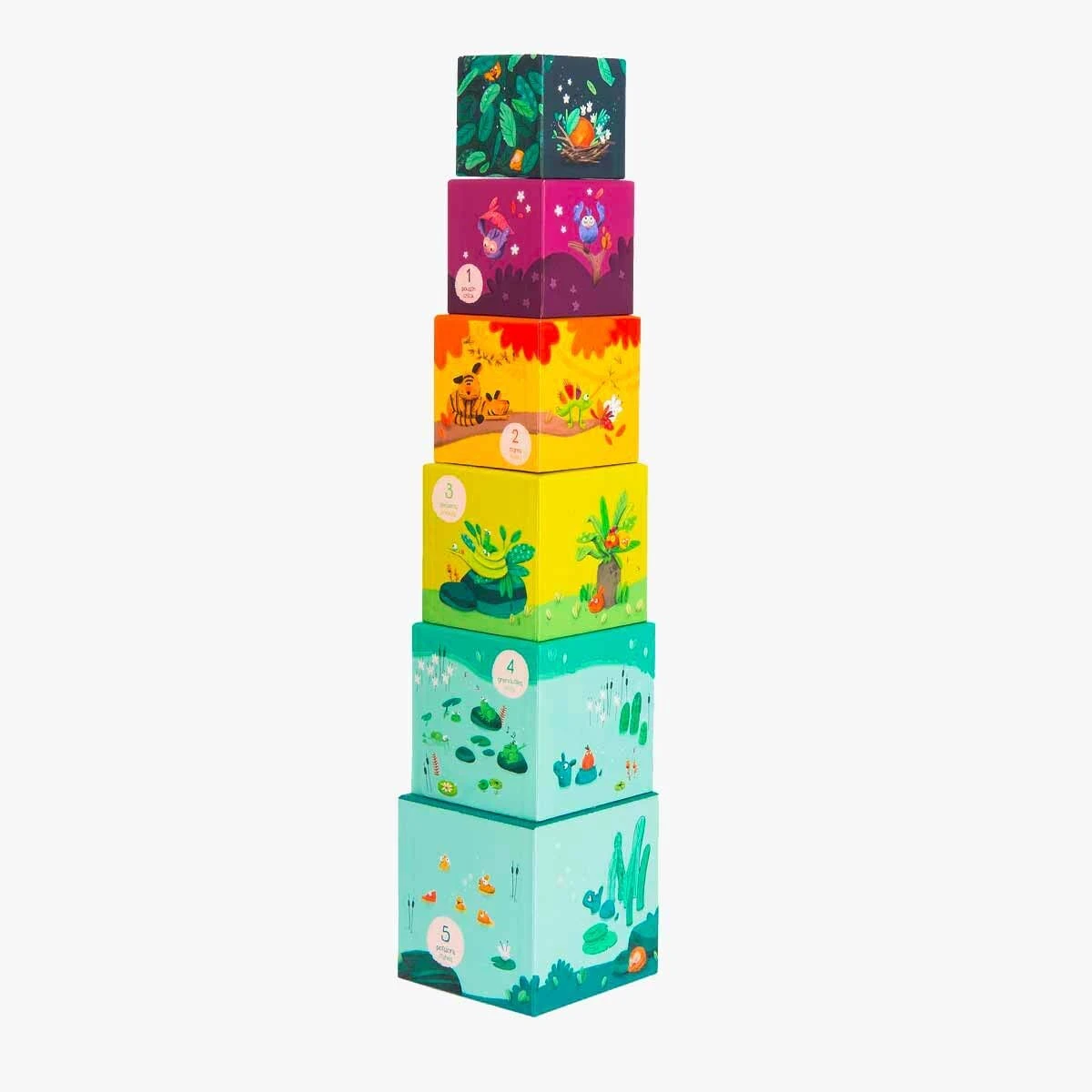 Moulin Roty Cubes Empilables 6 Moulin Roty Cubes Empilables – Image 4