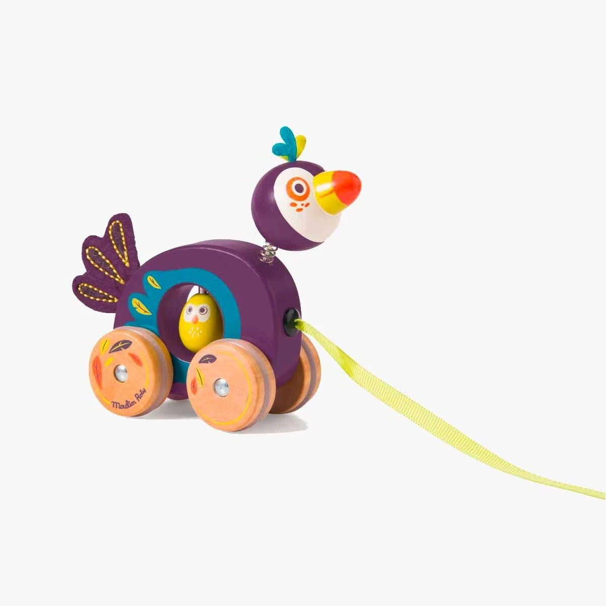 Moulin Roty Petit Jouet à Tirer Pakou 4 Moulin Roty Petit Jouet à Tirer Pakou – Image 2