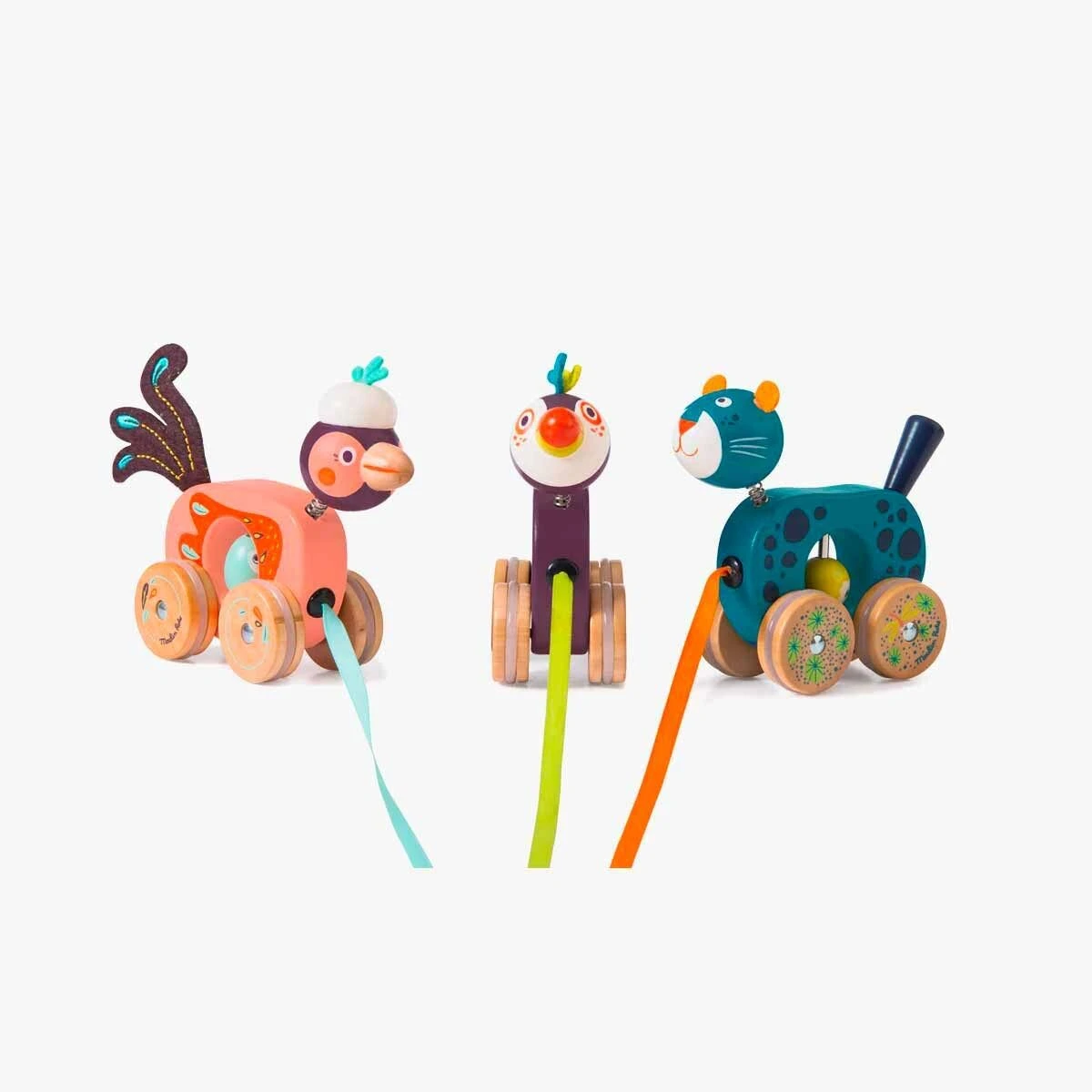 Moulin Roty Petit Jouet à Tirer Pakou 5 Moulin Roty Petit Jouet à Tirer Pakou – Image 3