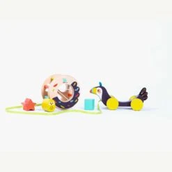 Moulin Roty Boîte à Formes à Tirer Pakou 24 Moulin Roty Boîte à Formes à Tirer Pakou -Moulin Roty 668365 10 gris