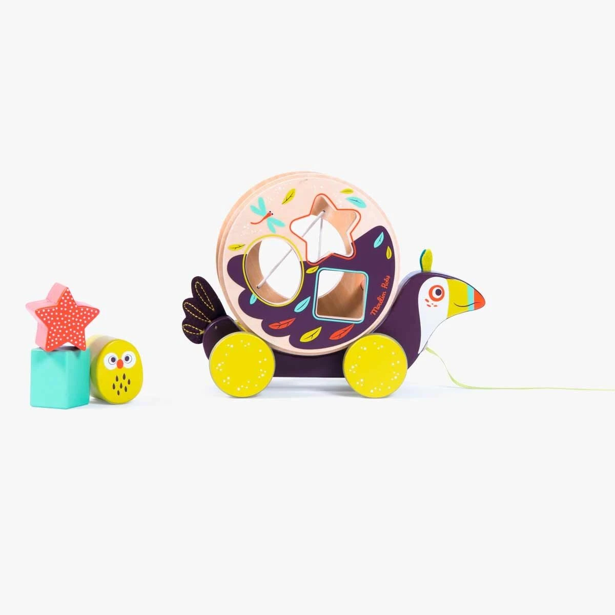 Moulin Roty Boîte à Formes à Tirer Pakou 5 Moulin Roty Boîte à Formes à Tirer Pakou – Image 3