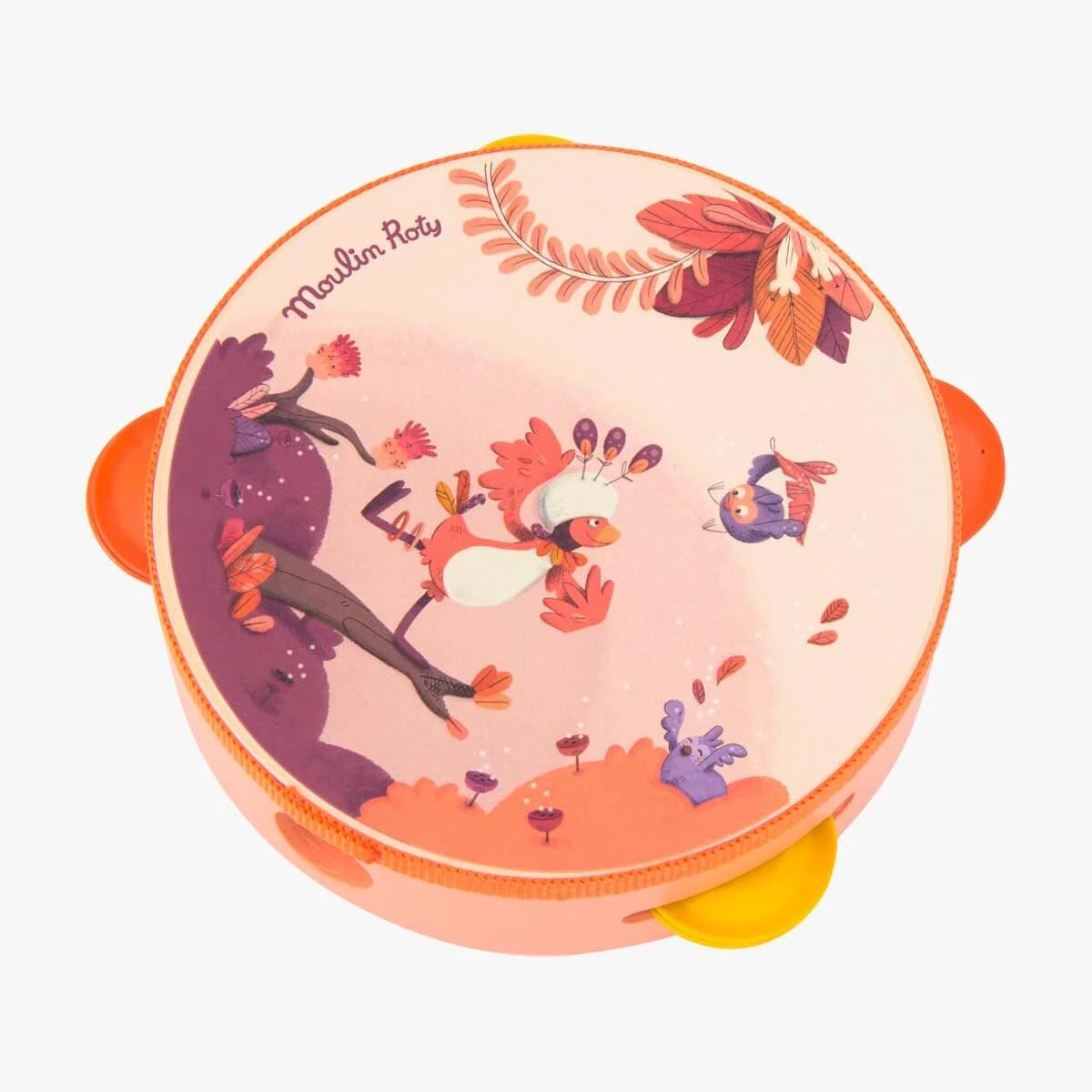Moulin Roty Tambourin Corail Paloma 4 Moulin Roty Tambourin Corail Paloma – Image 2