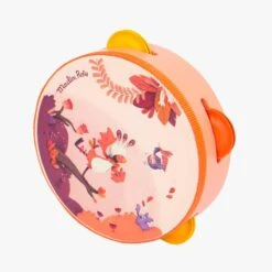 Moulin Roty Tambourin Corail Paloma 7 Moulin Roty Tambourin Corail Paloma -Moulin Roty 668406 3 gris