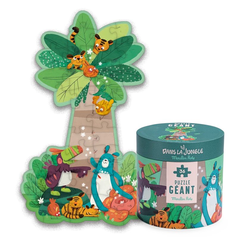 Moulin Roty Puzzle Géant Palmier 36 Pièces 4 Moulin Roty Puzzle Géant Palmier 36 Pièces – Image 2