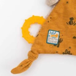 Moulin Roty Doudou Attache-tétine à Broder Lion -Moulin Roty 669015 4 gris