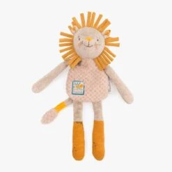 Moulin Roty Doudou-hochet Lion -Moulin Roty 669023 2 gris