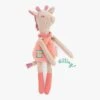 Moulin Roty Doudou-hochet Girafe 1 Moulin Roty Doudou-hochet Girafe -Moulin Roty 669025 1 2 gris