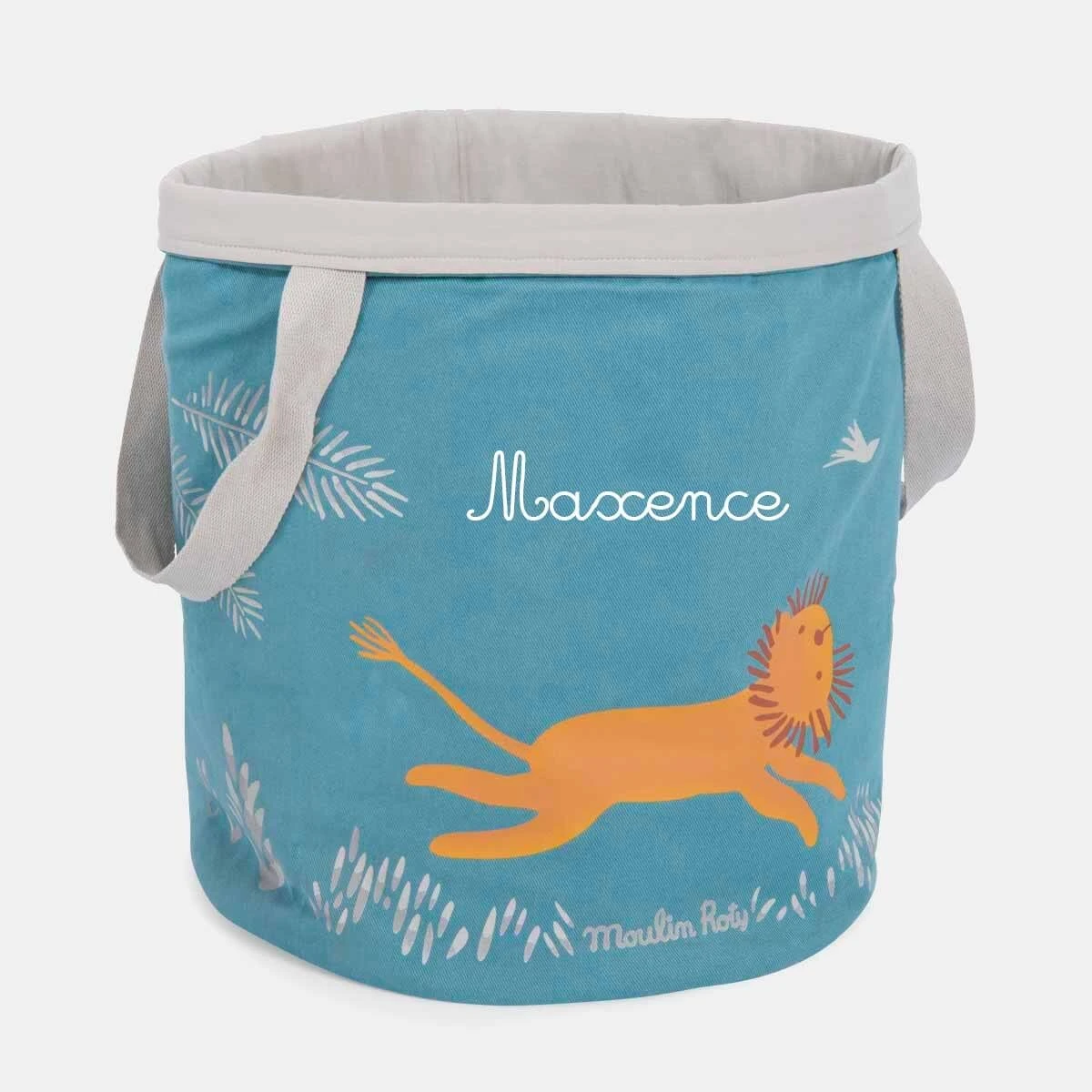 Moulin Roty Grand Panier Motif Lion 4 Moulin Roty Grand Panier Motif Lion â Image 2