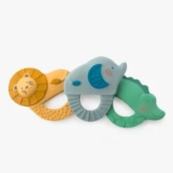 Moulin Roty Anneau De Dentition Crocodile 10 Moulin Roty Anneau De Dentition Crocodile -Moulin Roty 669371 669372 669373 gris 1 1