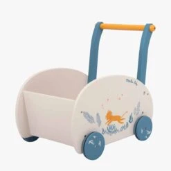 Moulin Roty Chariot De Marche Lion -Moulin Roty 669748 3 gris