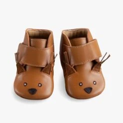 Moulin Roty Chaussons Cuir écureuil Camel 8 Moulin Roty Chaussons Cuir écureuil Camel -Moulin Roty 675011 3 1