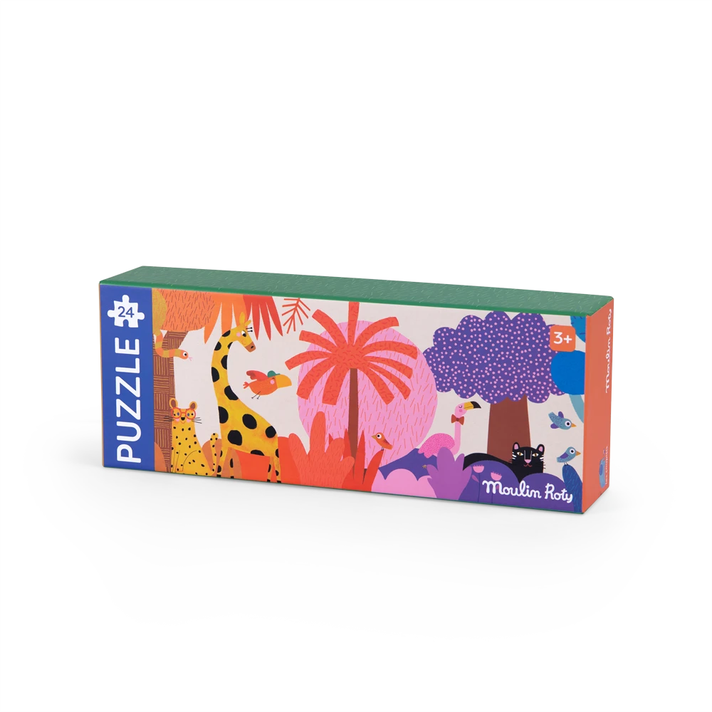Moulin Roty Puzzle La Jungle 24 Pcs 4 Moulin Roty Puzzle La Jungle 24 Pcs – Image 2