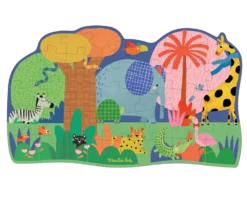 Moulin Roty Puzzle Géant L'oasis Des Animaux 36 Pcs