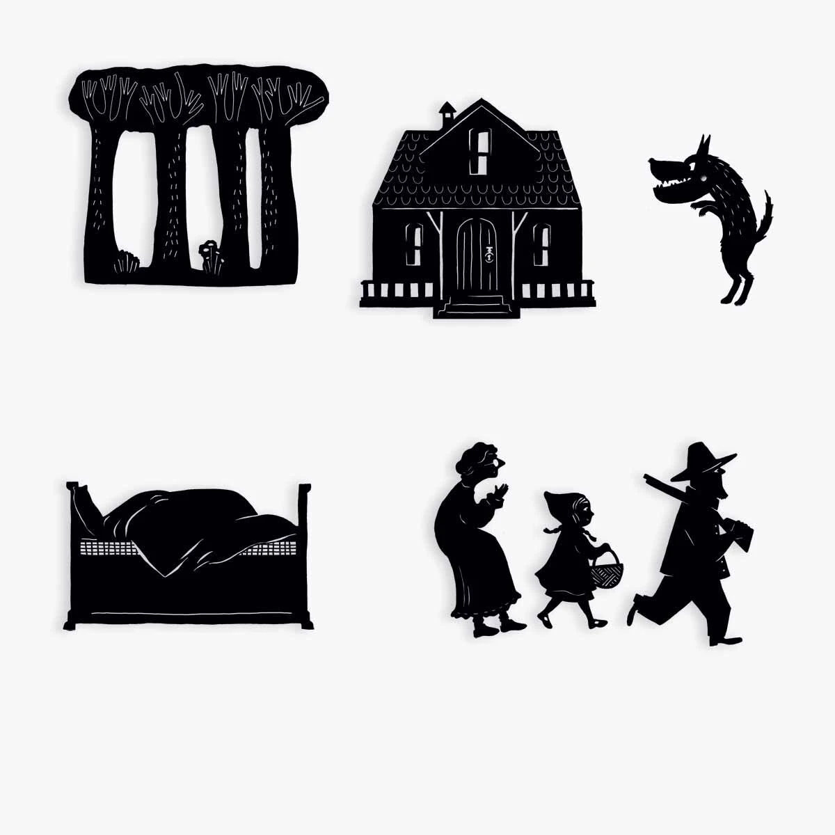 Moulin Roty Ombres Du Soir Petit Chaperon Rouge 5 Moulin Roty Ombres Du Soir Petit Chaperon Rouge – Image 3