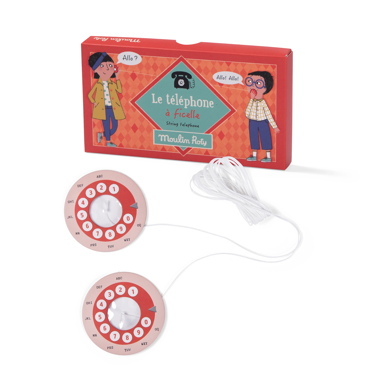 Moulin Roty Téléphone à Ficelle 3 Moulin Roty Téléphone à Ficelle