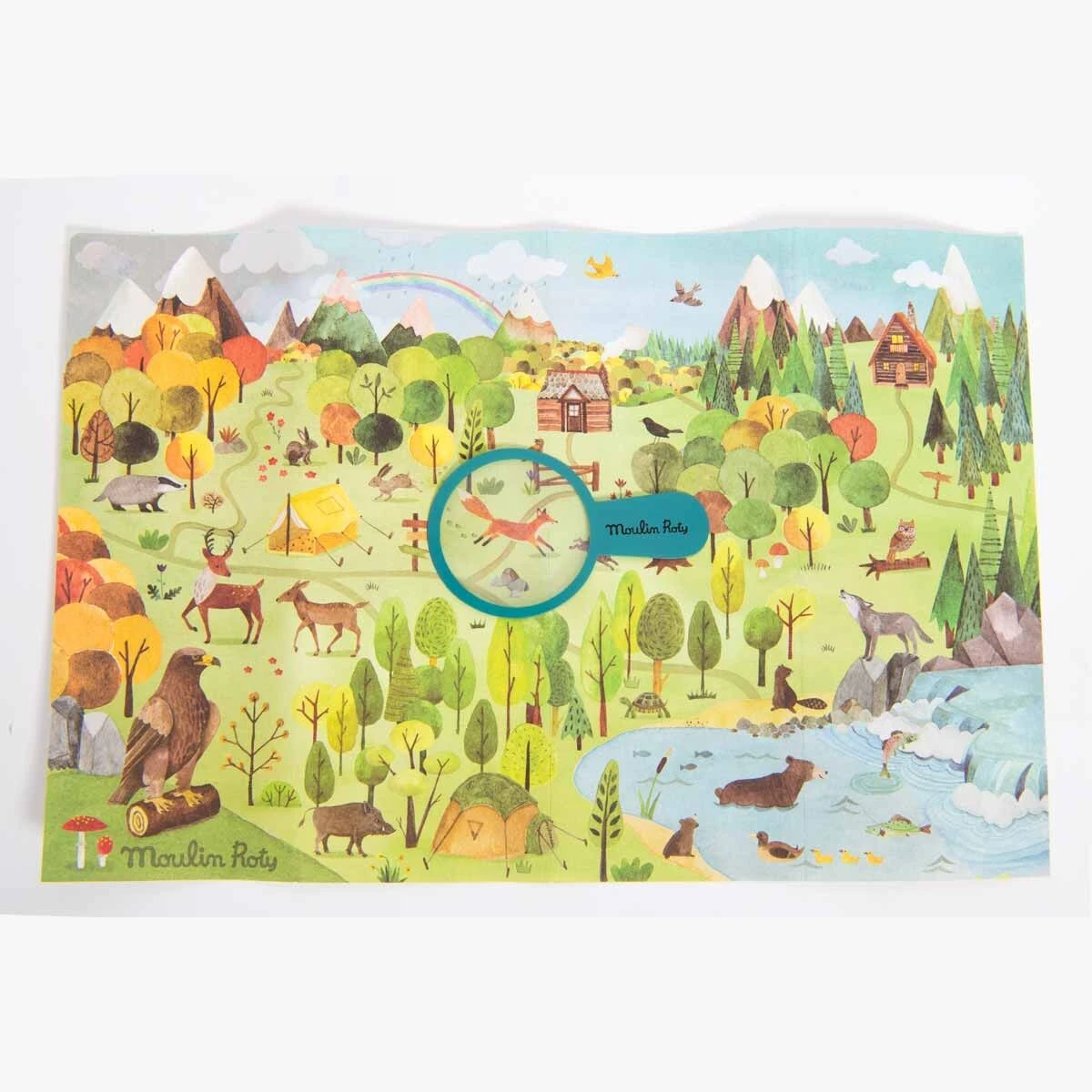 Moulin Roty Puzzle La Forêt 96 Pièces 5 Moulin Roty Puzzle La Forêt 96 Pièces – Image 3
