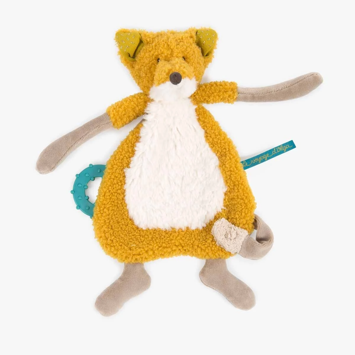 Moulin Roty Doudou Attache-tétine Renard 4 Moulin Roty Doudou Attache-tétine Renard – Image 2