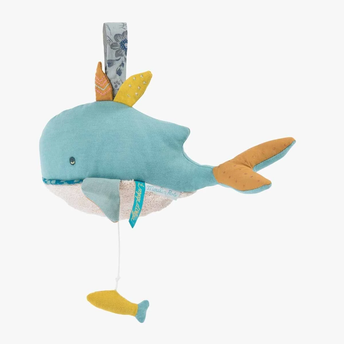 Moulin Roty Peluche Musicale Joséphine La Baleine 3 Moulin Roty Peluche Musicale Joséphine La Baleine