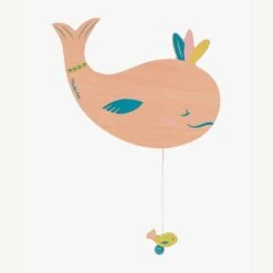 Moulin Roty Boîte à Musique Murale Baleine