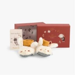 Moulin Roty Chaussons Mouton -Moulin Roty 715010 6 gris