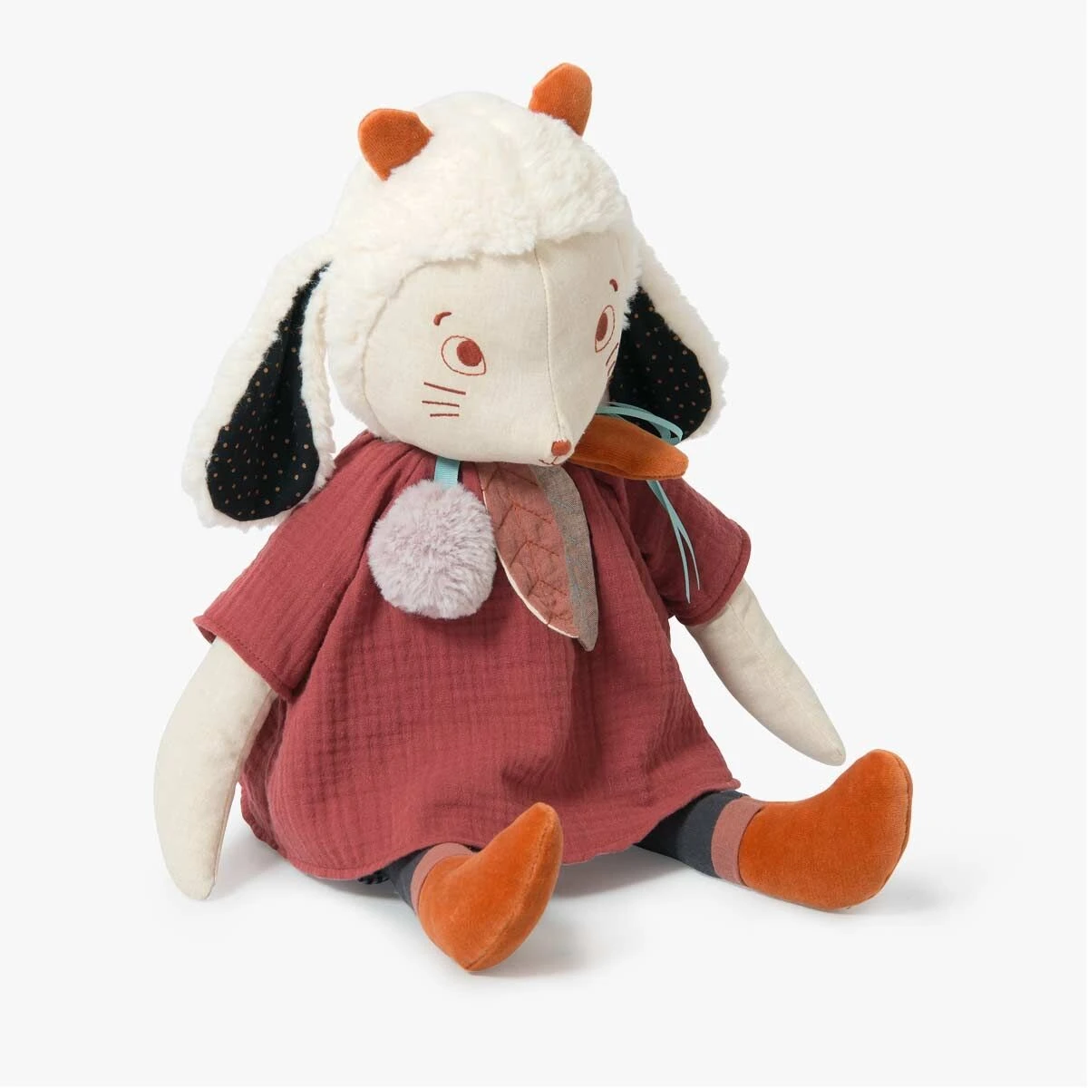 Moulin Roty Peluche Grand Mouton Fenouil 5 Moulin Roty Peluche Grand Mouton Fenouil – Image 3