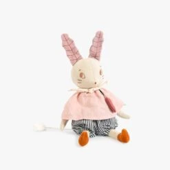 Moulin Roty Poupée Musicale Lapin -Moulin Roty 715041 3 gris