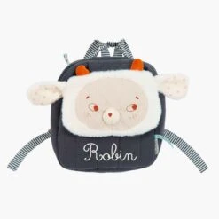 Moulin Roty Sac à Dos à Broder Mouton -Moulin Roty 715071 0 gris