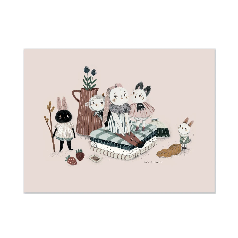 Moulin Roty Affiche A La Maison 30x40cm 3 Moulin Roty Affiche A La Maison 30x40cm