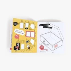 Moulin Roty Cahier D'activités 96 Pages -Moulin Roty 716600 3 gris