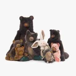 Moulin Roty Peluche Loup Brindille 5 Moulin Roty Peluche Loup Brindille -Moulin Roty 718024 groupe 3 gris