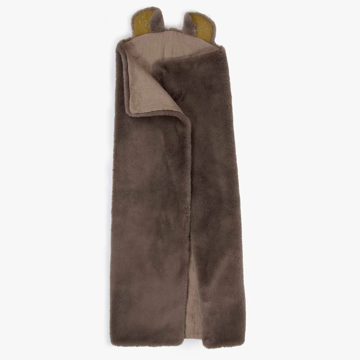 Moulin Roty Plaid Ours Gris 5 Moulin Roty Plaid Ours Gris – Image 3