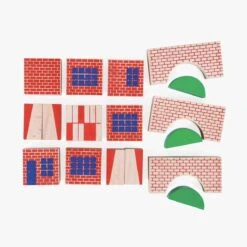 Moulin Roty Jeu De Construction En Bois Bloc Ville 27 Moulin Roty Jeu De Construction En Bois Bloc Ville -Moulin Roty 720404 12 gris