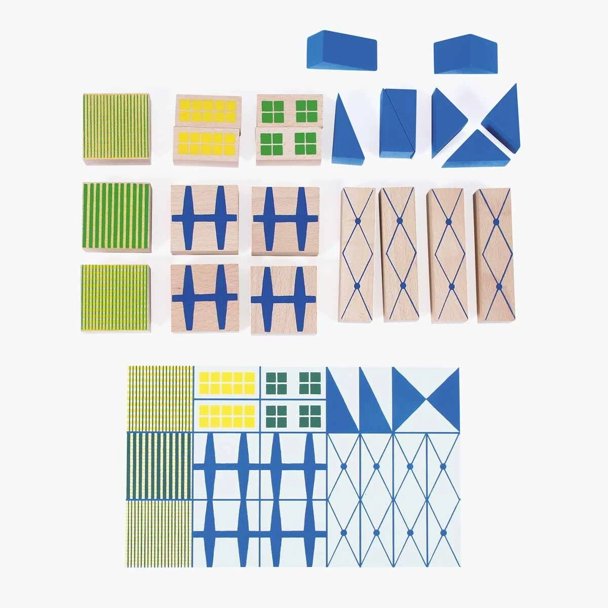 Moulin Roty Jeu De Construction En Bois Bloc Ville 8 Moulin Roty Jeu De Construction En Bois Bloc Ville – Image 6