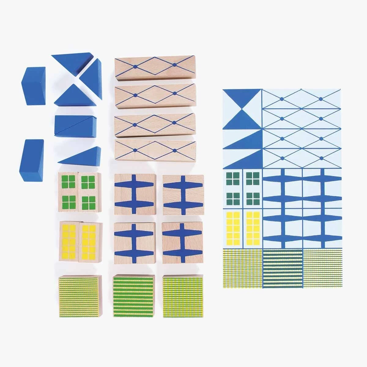 Moulin Roty Jeu De Construction En Bois Bloc Ville 10 Moulin Roty Jeu De Construction En Bois Bloc Ville – Image 8