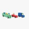 Moulin Roty Set Voitures Et Bus En Bois -Moulin Roty 720405 1 gris
