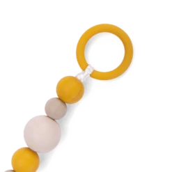 Moulin Roty Attache-tétine Bois Et Silicone Lion -Moulin Roty Attachetetine bois et silicone Lion Sous mon baobab Moulin Roty 4 1