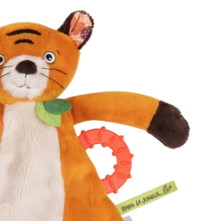 Moulin Roty Doudou Attache-tétine Tigre Tiho -Moulin Roty Doudou Tigre Tiho Dans la jungle Moulin Roty 2 1