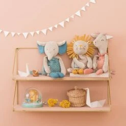 Moulin Roty Doudou-hochet Girafe -Moulin Roty Doudouhochet Girafe Sous mon baobab Moulin Roty 3 1