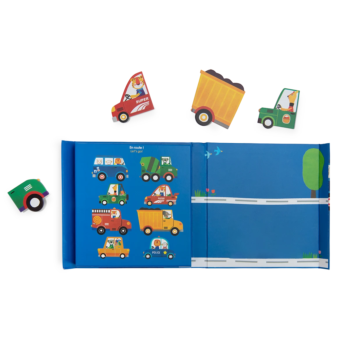 Moulin Roty Jeu Magnétique Les Véhicules 5 Moulin Roty Jeu Magnétique Les Véhicules – Image 3