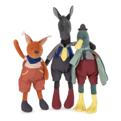 Moulin Roty Peluche Canard Simonet -Moulin Roty Peluche Canard Simonet Pomme des Bois Moulin Roty 4 1