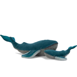 Moulin Roty Peluche Grande Baleine à Bosse -Moulin Roty Peluche Grande baleine a bosse Tout autour du monde Moulin Roty 2